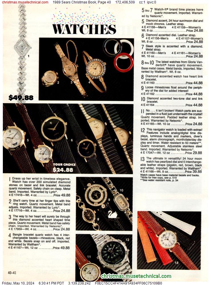 1989 Sears Christmas Book, Page 40