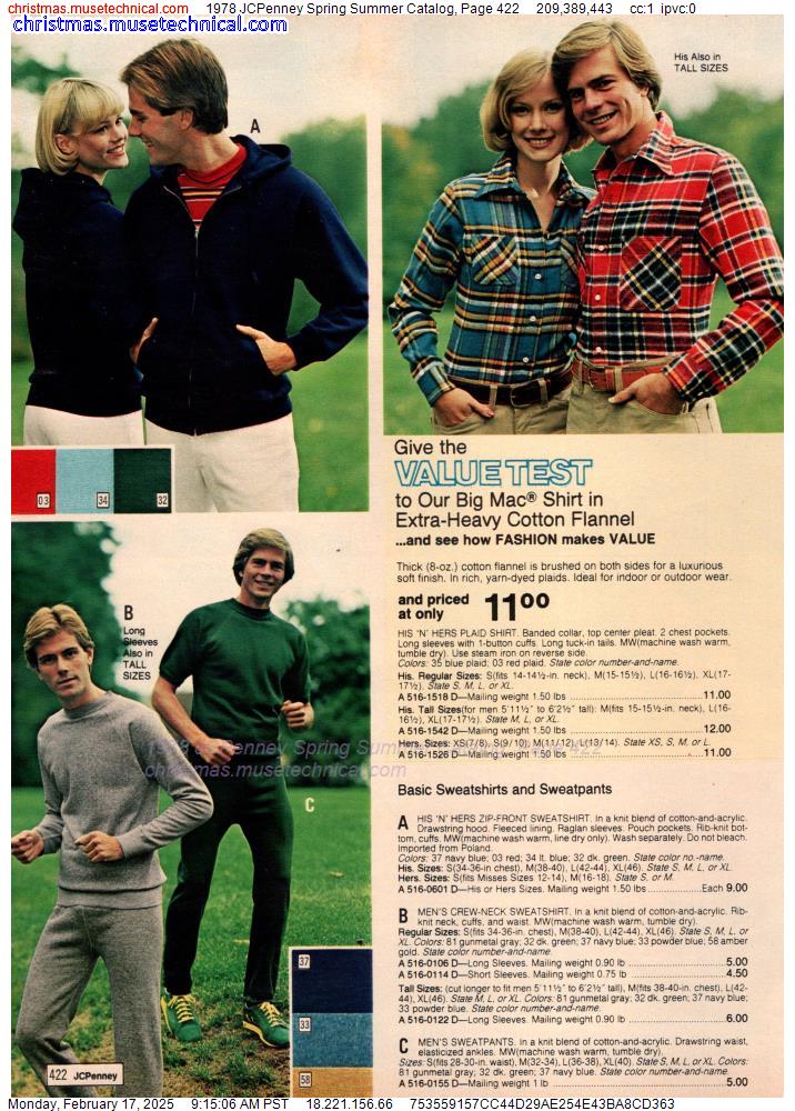 1978 JCPenney Spring Summer Catalog, Page 422