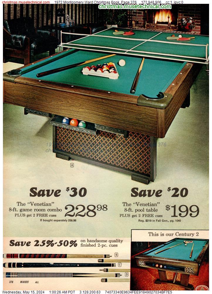 1972 Montgomery Ward Christmas Book, Page 376