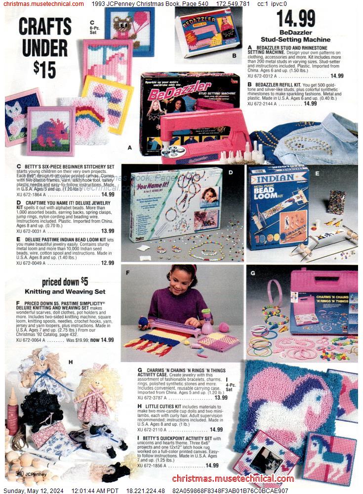 1993 JCPenney Christmas Book, Page 540