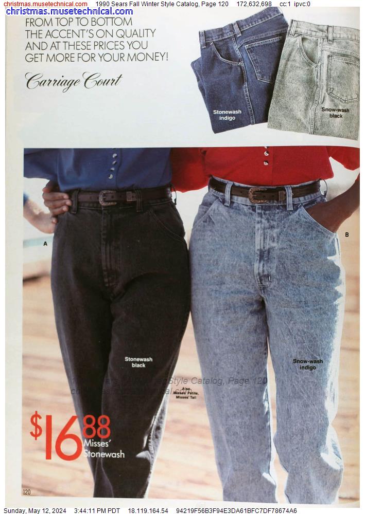 1990 Sears Fall Winter Style Catalog, Page 120