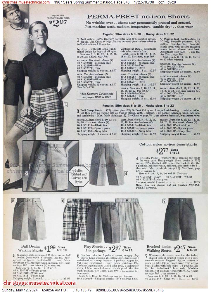 1967 Sears Spring Summer Catalog, Page 570