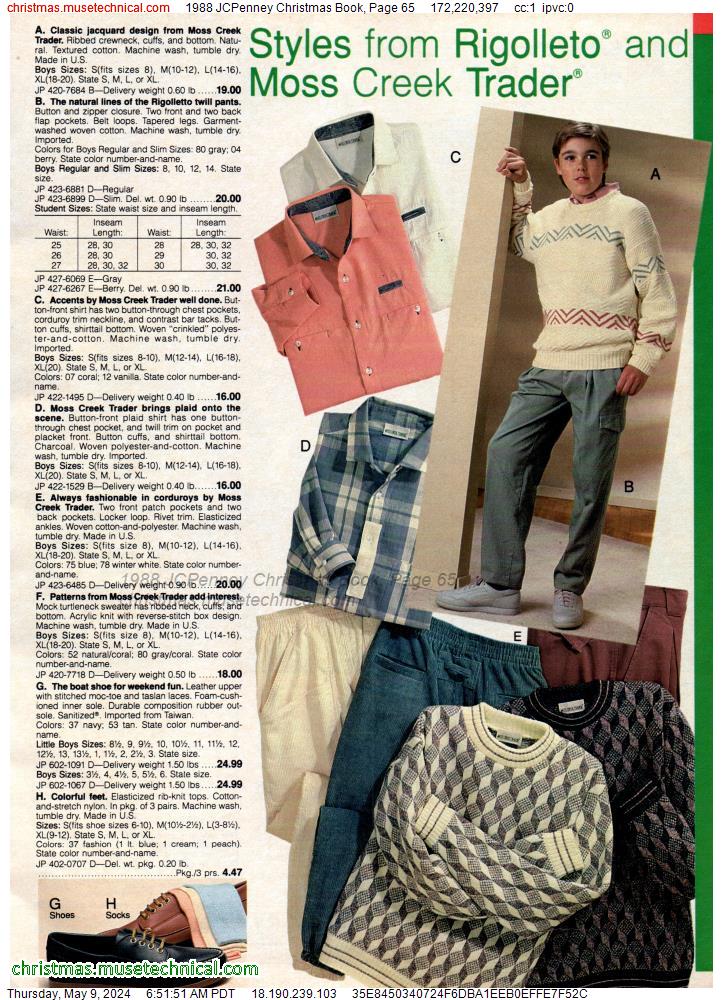 1988 JCPenney Christmas Book, Page 65