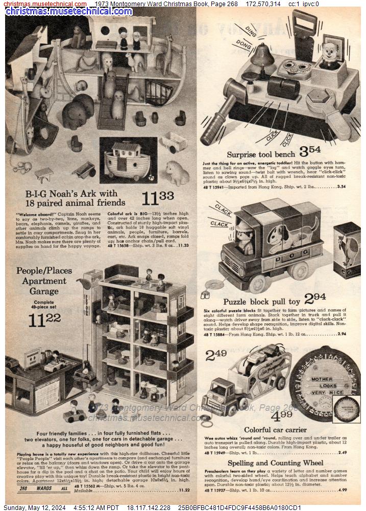 1973 Montgomery Ward Christmas Book, Page 268