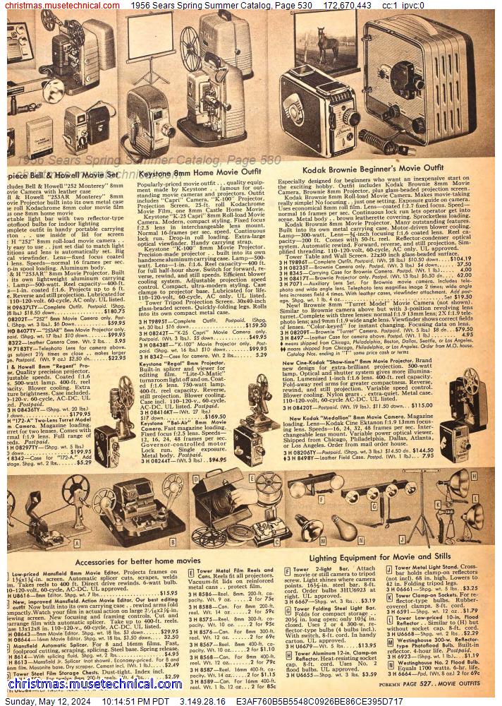 1956 Sears Spring Summer Catalog, Page 530