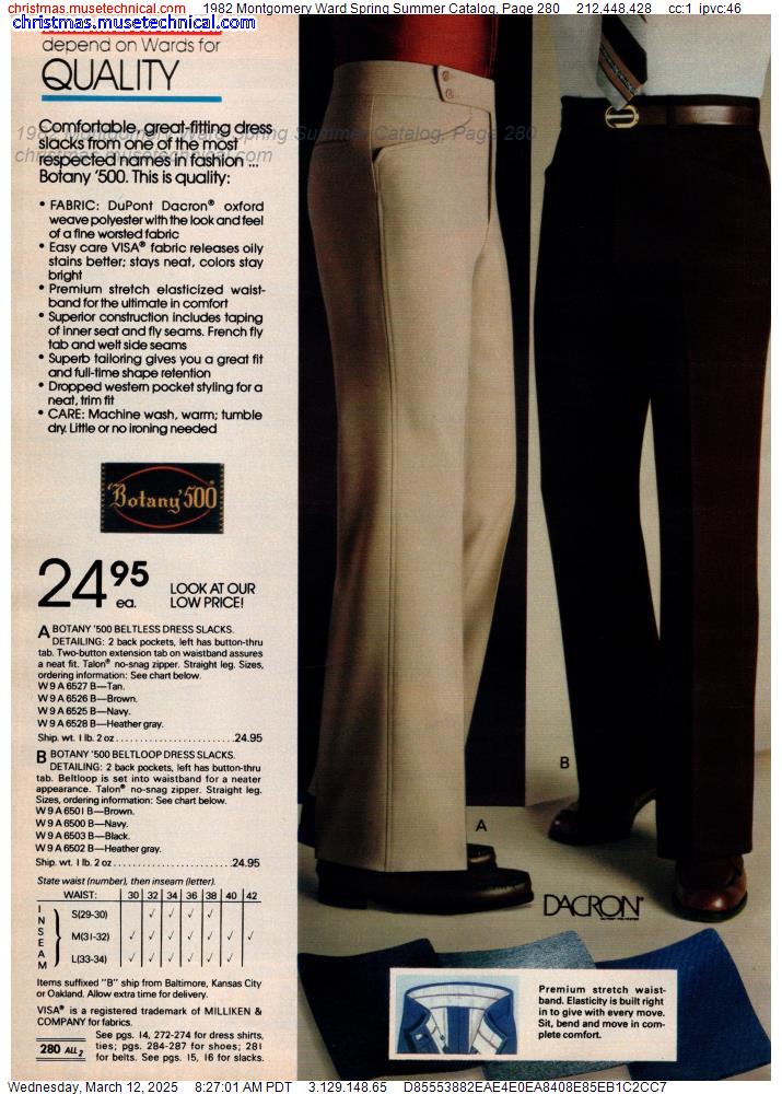 1982 Montgomery Ward Spring Summer Catalog, Page 280