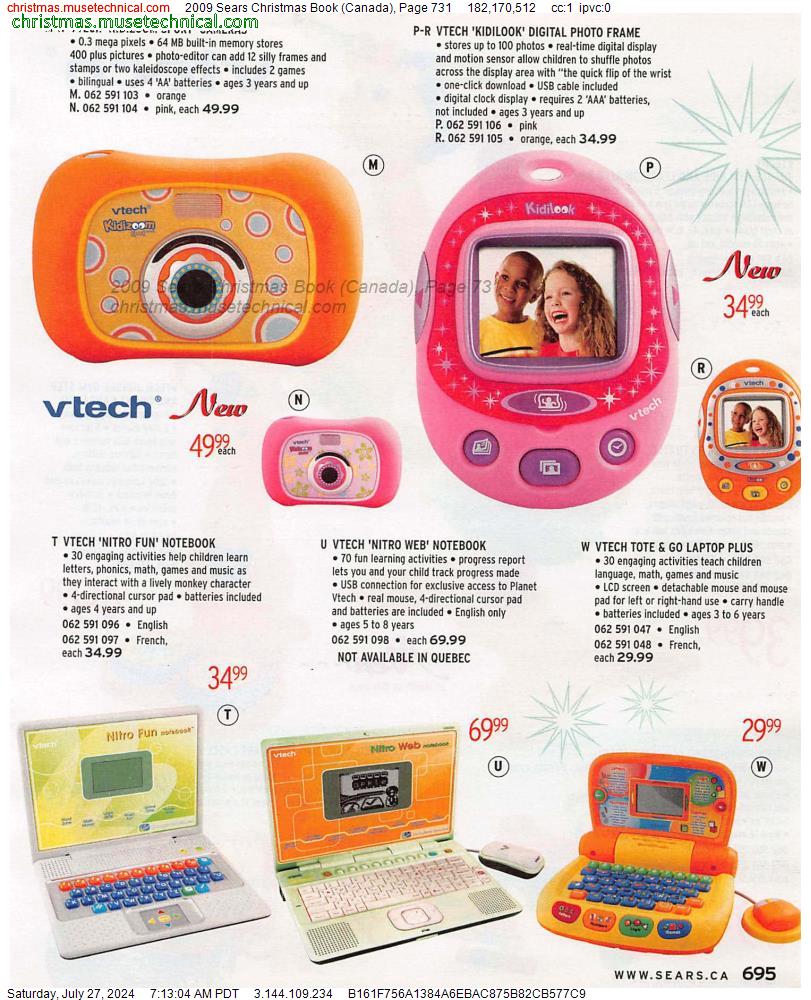 2009 Sears Christmas Book (Canada), Page 731