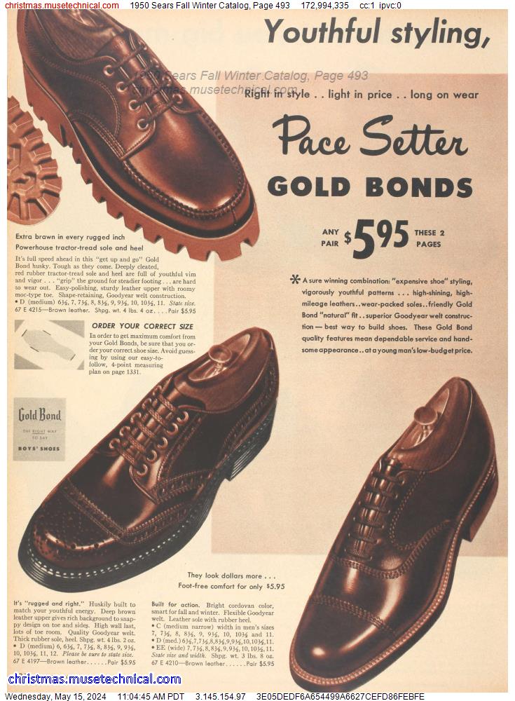 1950 Sears Fall Winter Catalog, Page 493