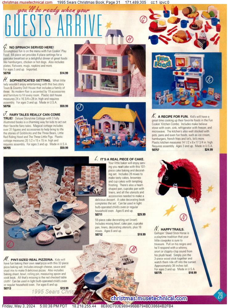 1995 Sears Christmas Book, Page 31