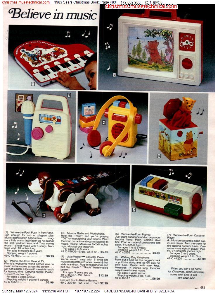 1983 Sears Christmas Book, Page 483