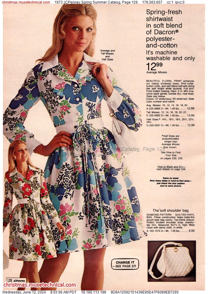 1973 JCPenney Spring Summer Catalog, Page 128
