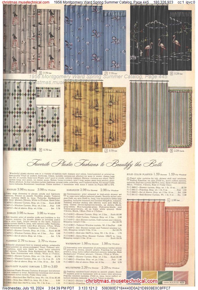 1956 Montgomery Ward Spring Summer Catalog, Page 445