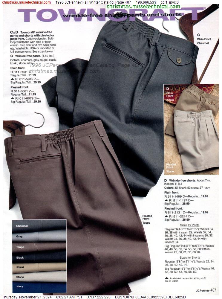 1996 JCPenney Fall Winter Catalog, Page 407