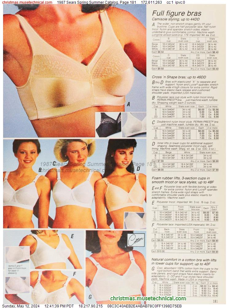 1987 Sears Spring Summer Catalog, Page 181