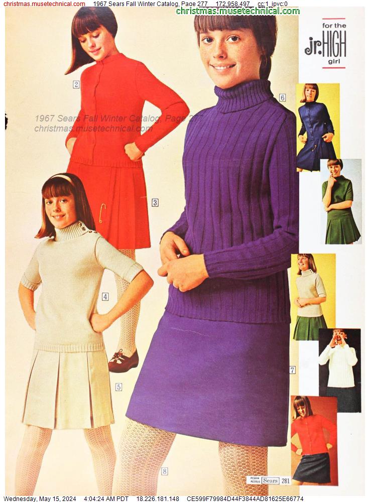 1967 Sears Fall Winter Catalog, Page 277