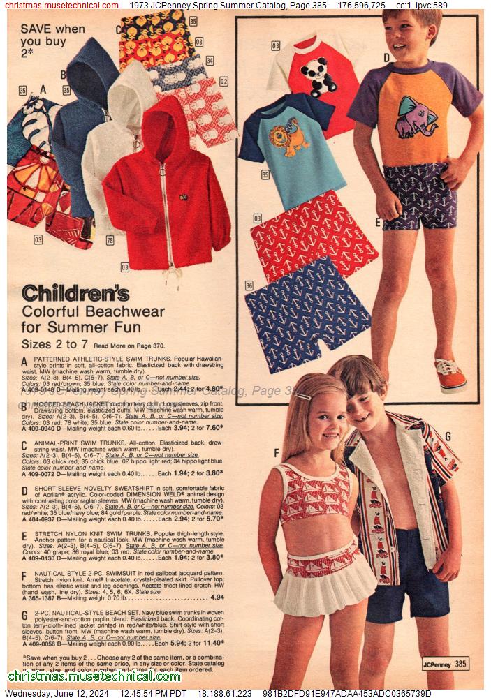 1973 JCPenney Spring Summer Catalog, Page 385
