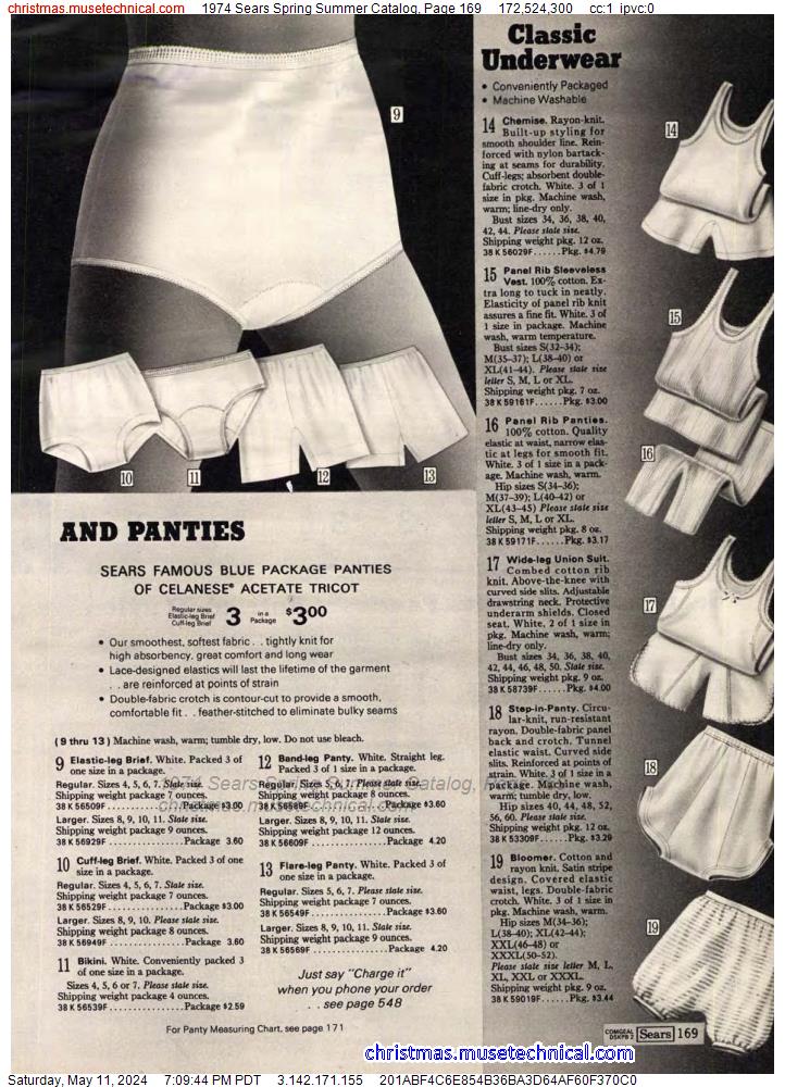 1974 Sears Spring Summer Catalog, Page 169