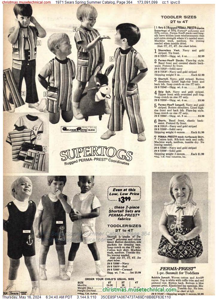 1971 Sears Spring Summer Catalog, Page 364