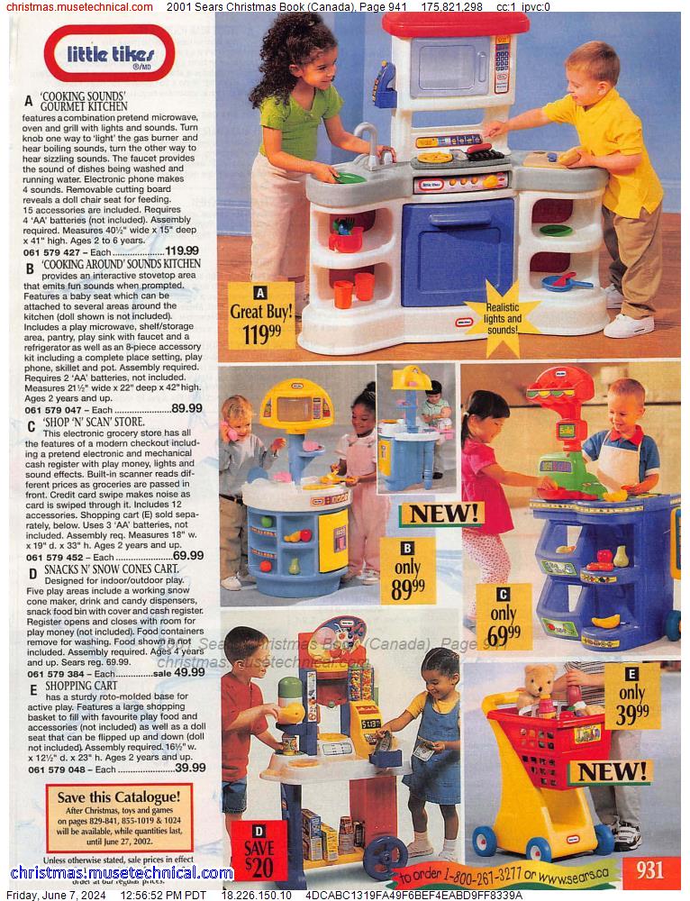 2001 Sears Christmas Book (Canada), Page 941