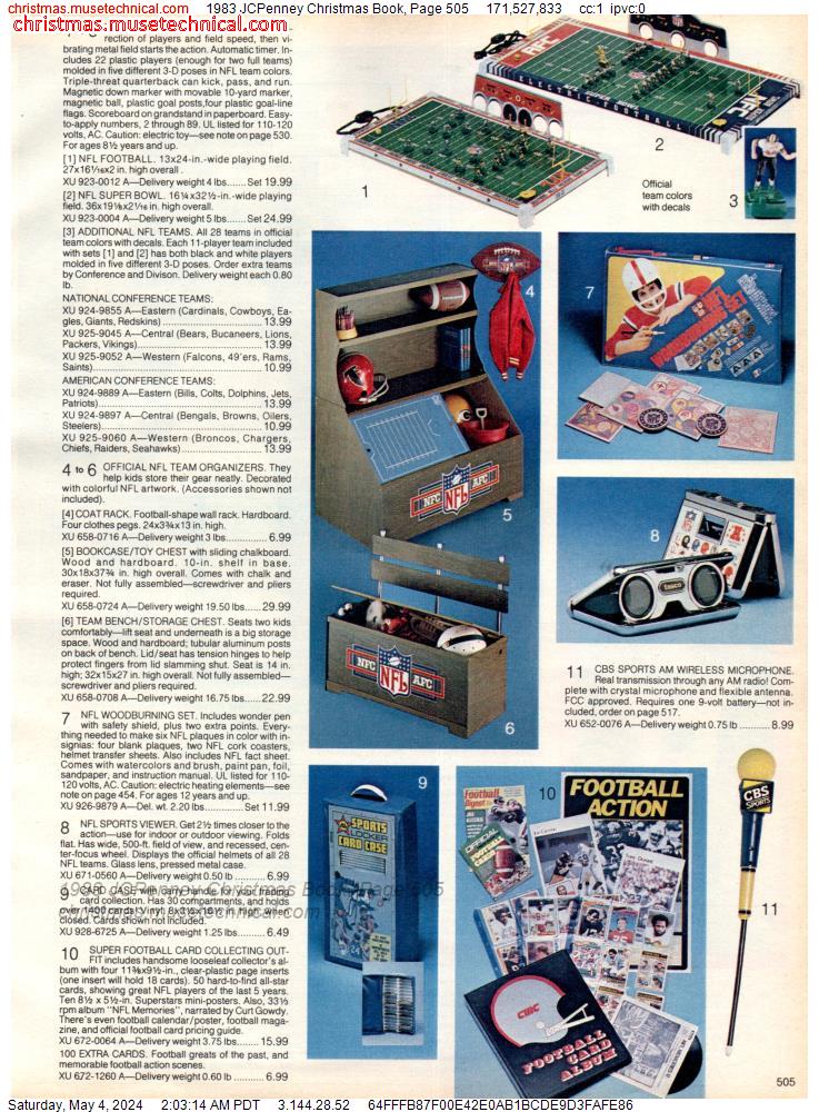 1983 JCPenney Christmas Book, Page 505