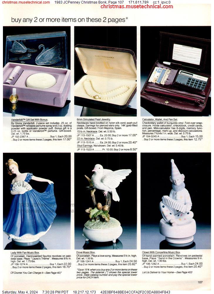 1983 JCPenney Christmas Book, Page 107