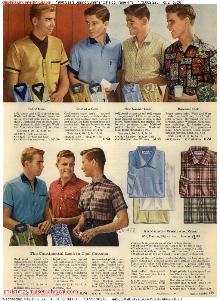 1960 Sears Spring Summer Catalog, Page 479