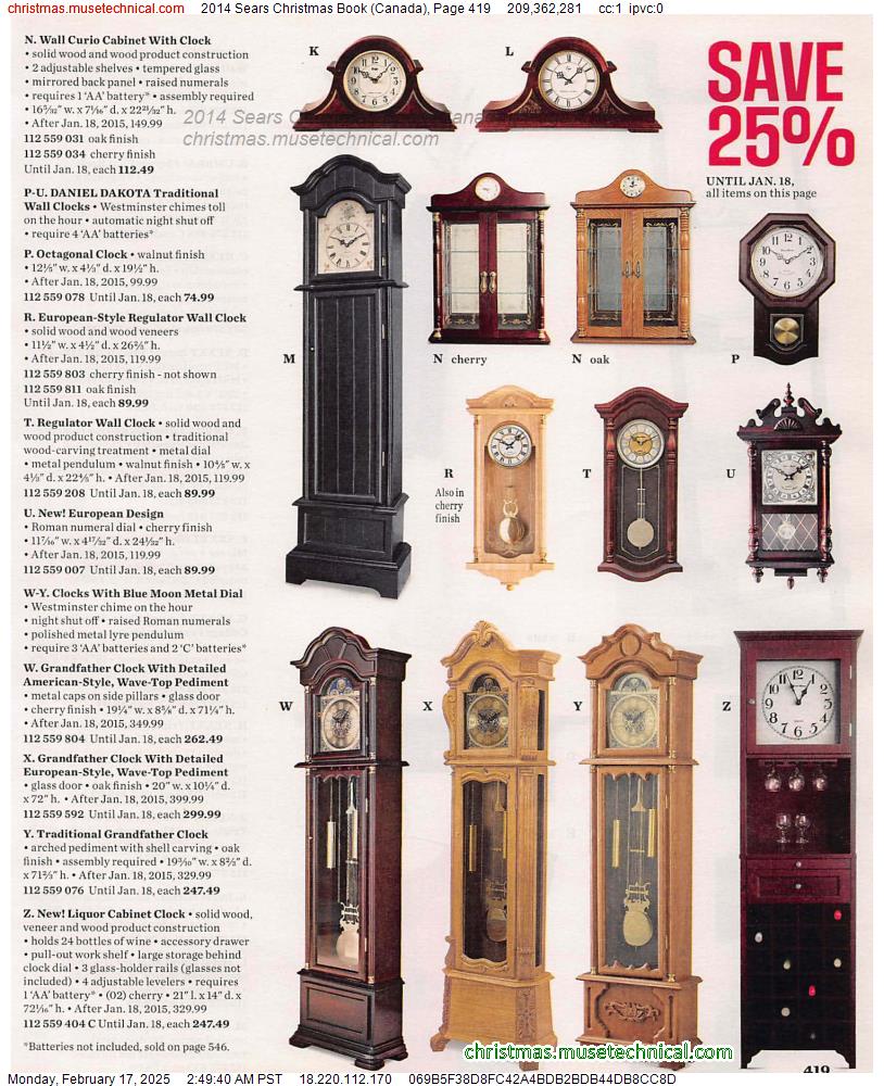 2014 Sears Christmas Book (Canada), Page 419