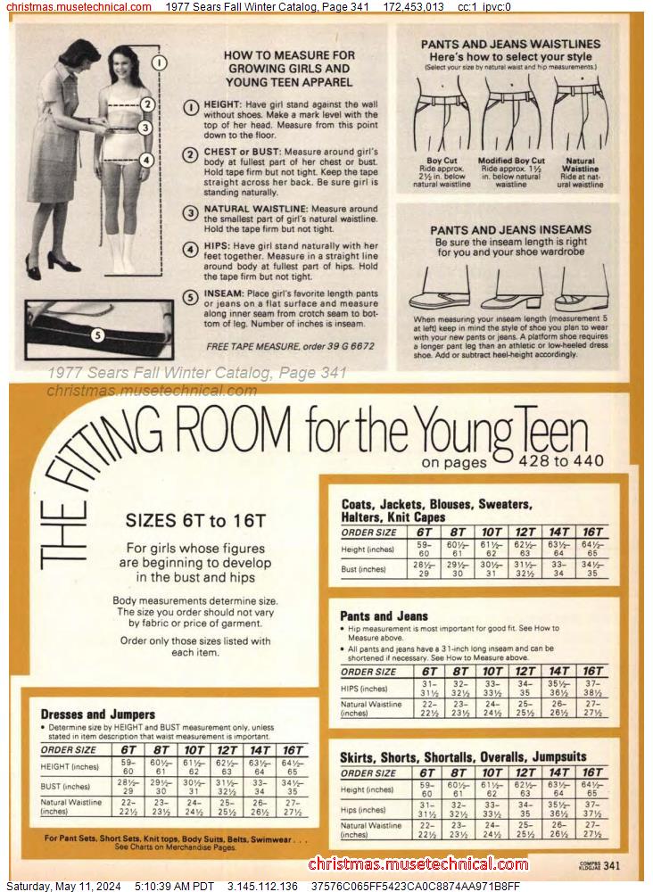1977 Sears Fall Winter Catalog, Page 341
