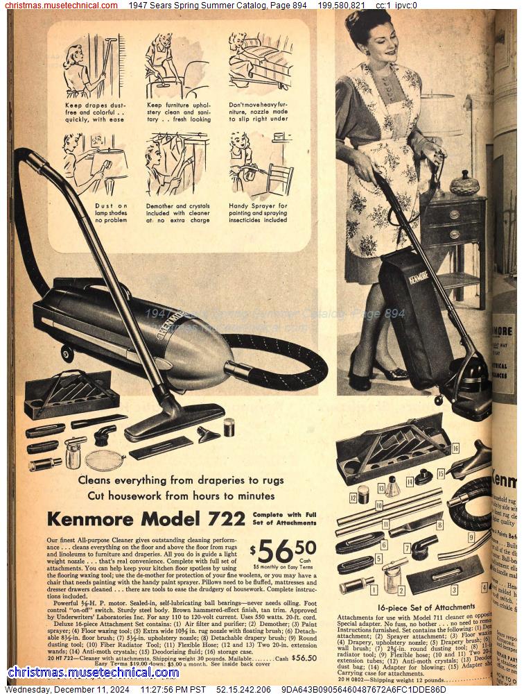 1947 Sears Spring Summer Catalog, Page 894