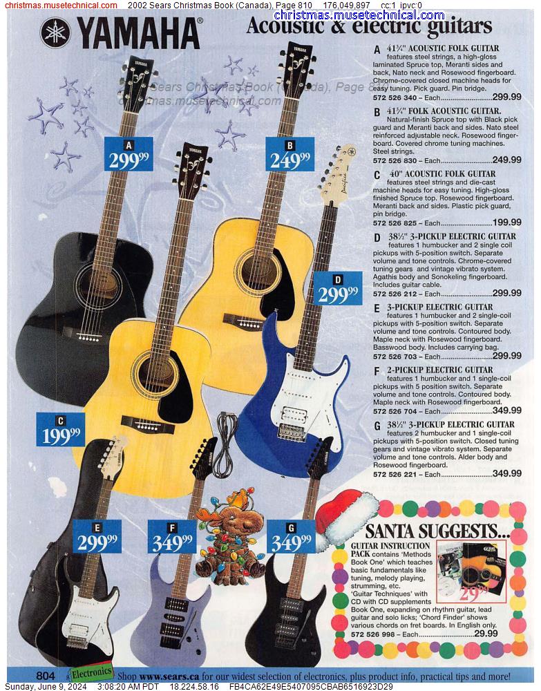 2002 Sears Christmas Book (Canada), Page 810