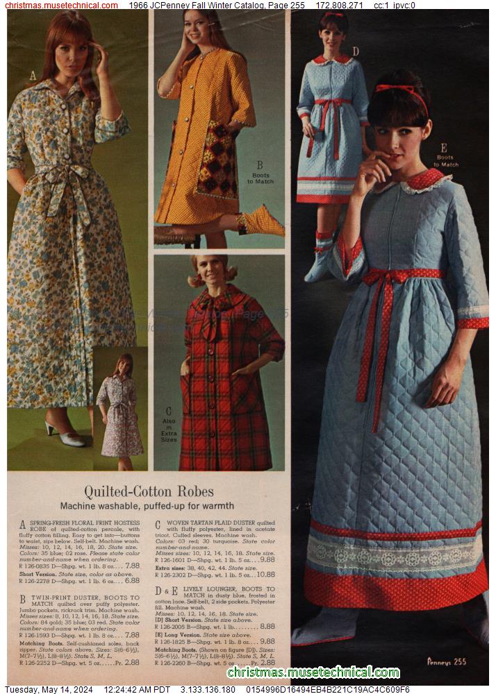 1966 JCPenney Fall Winter Catalog, Page 255