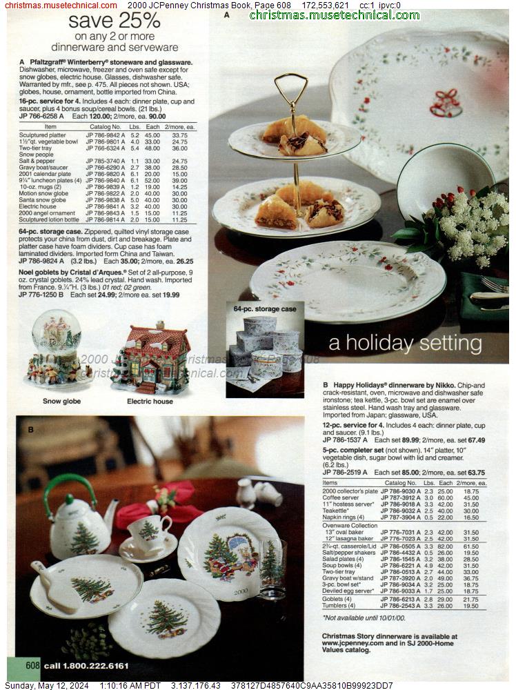 2000 JCPenney Christmas Book, Page 608