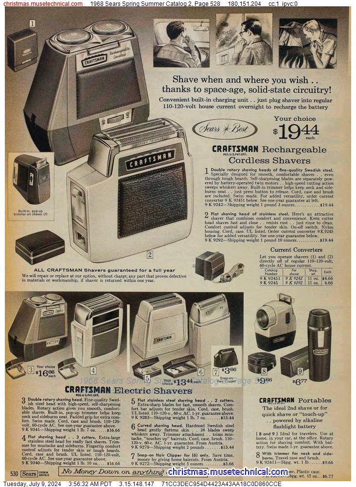 1968 Sears Spring Summer Catalog 2, Page 528