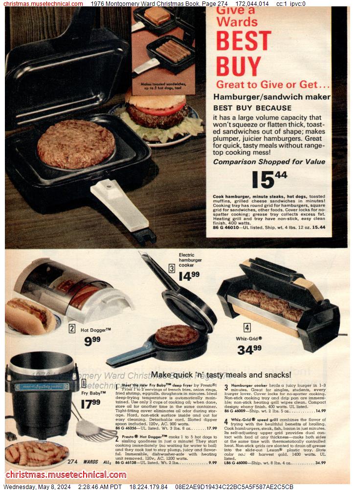 1976 Montgomery Ward Christmas Book, Page 274
