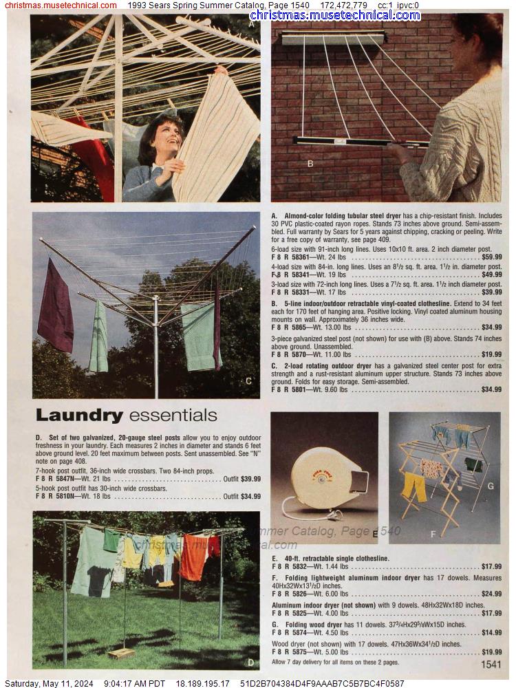 1993 Sears Spring Summer Catalog, Page 1540