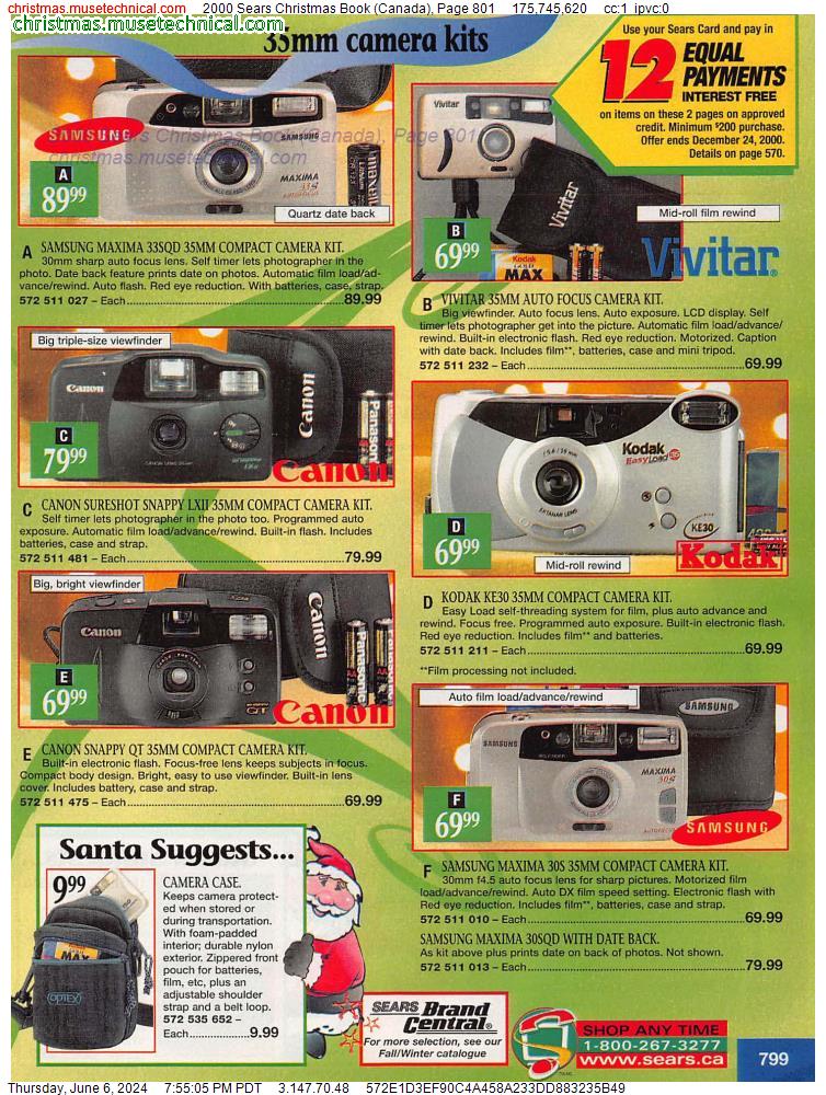 2000 Sears Christmas Book (Canada), Page 801
