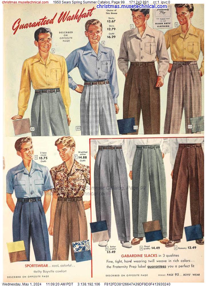 1950 Sears Spring Summer Catalog, Page 99