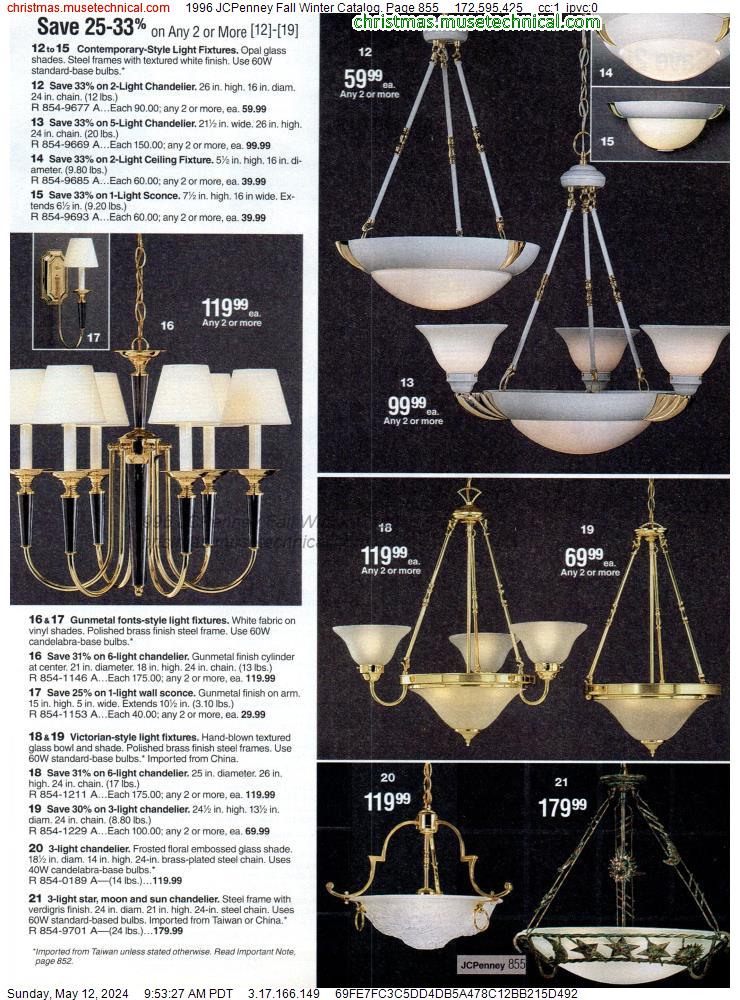 1996 JCPenney Fall Winter Catalog, Page 855