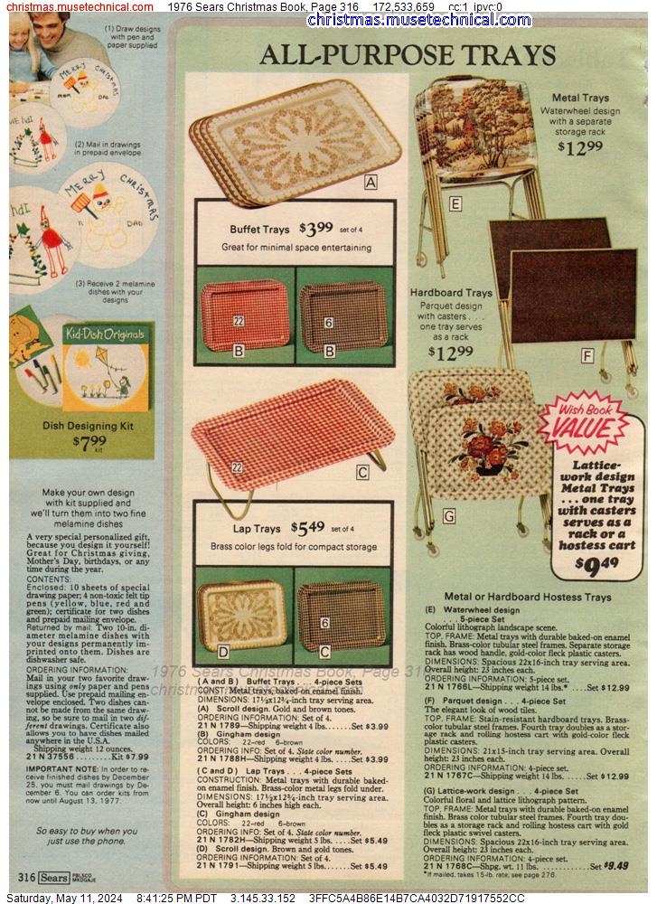 1976 Sears Christmas Book, Page 316