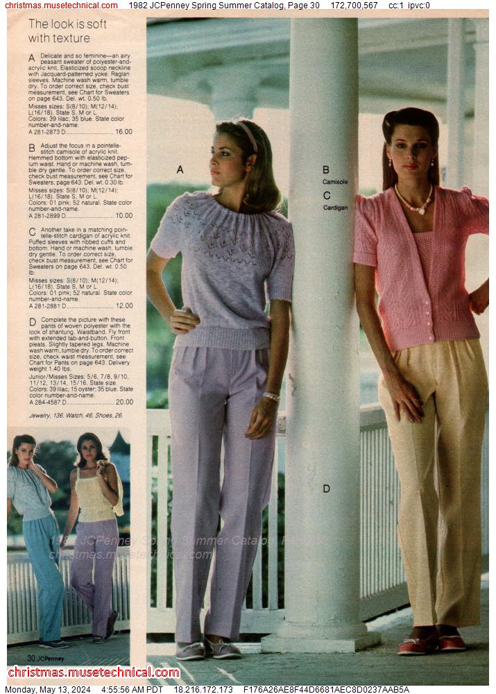 1982 JCPenney Spring Summer Catalog, Page 30