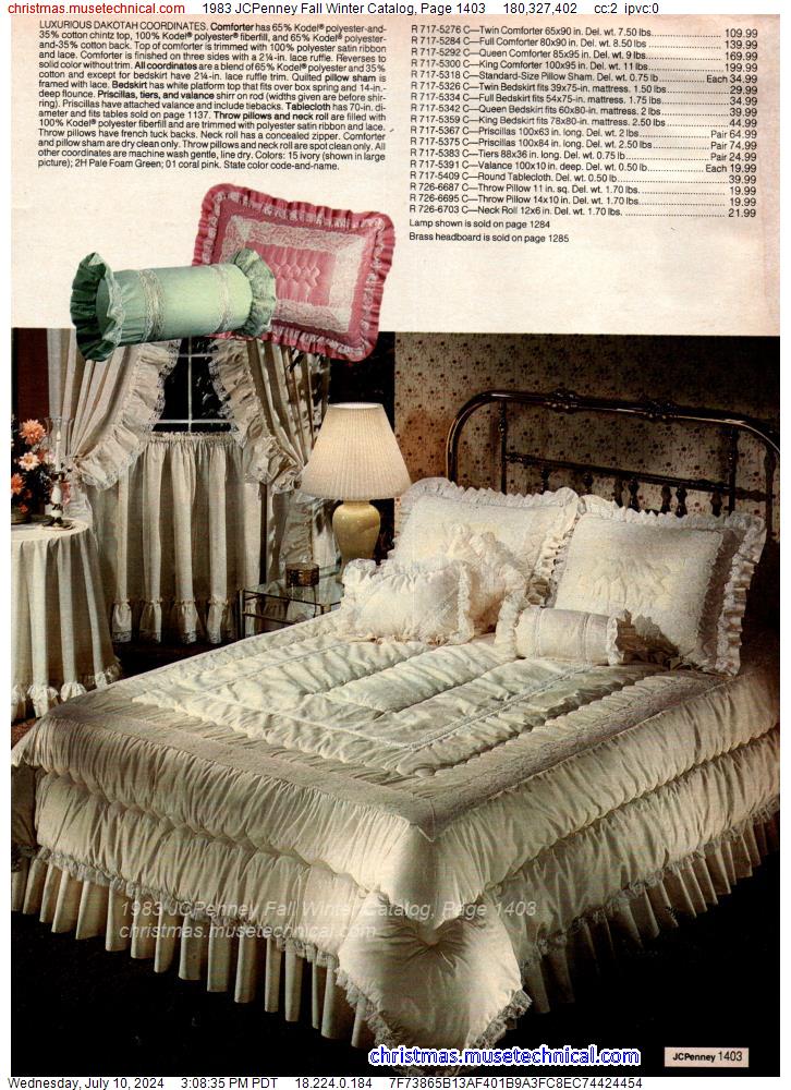 1983 JCPenney Fall Winter Catalog, Page 1403