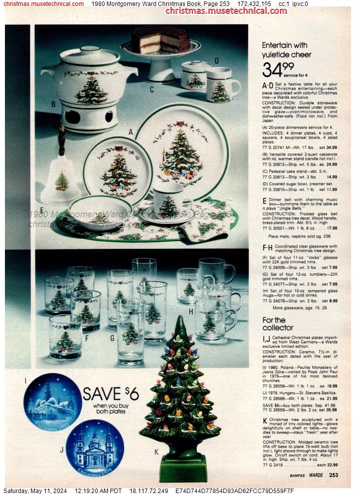 1980 Montgomery Ward Christmas Book, Page 253
