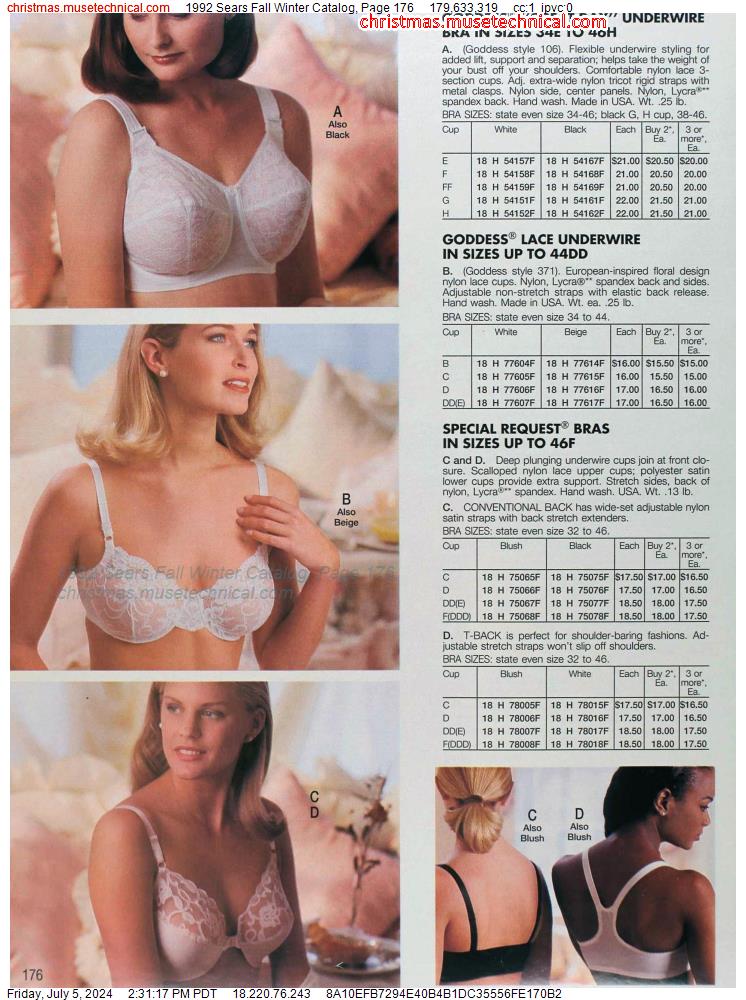1992 Sears Fall Winter Catalog, Page 176