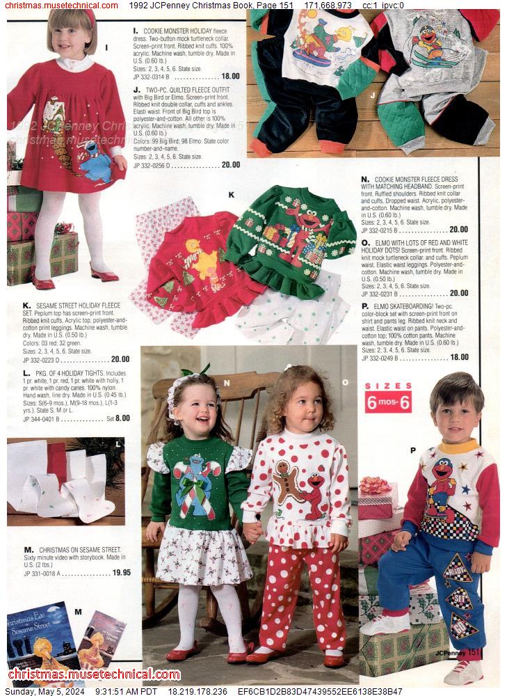 1992 JCPenney Christmas Book, Page 151
