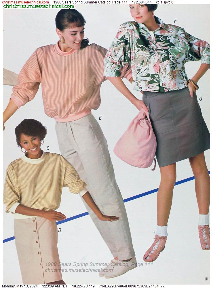 1988 Sears Spring Summer Catalog, Page 111