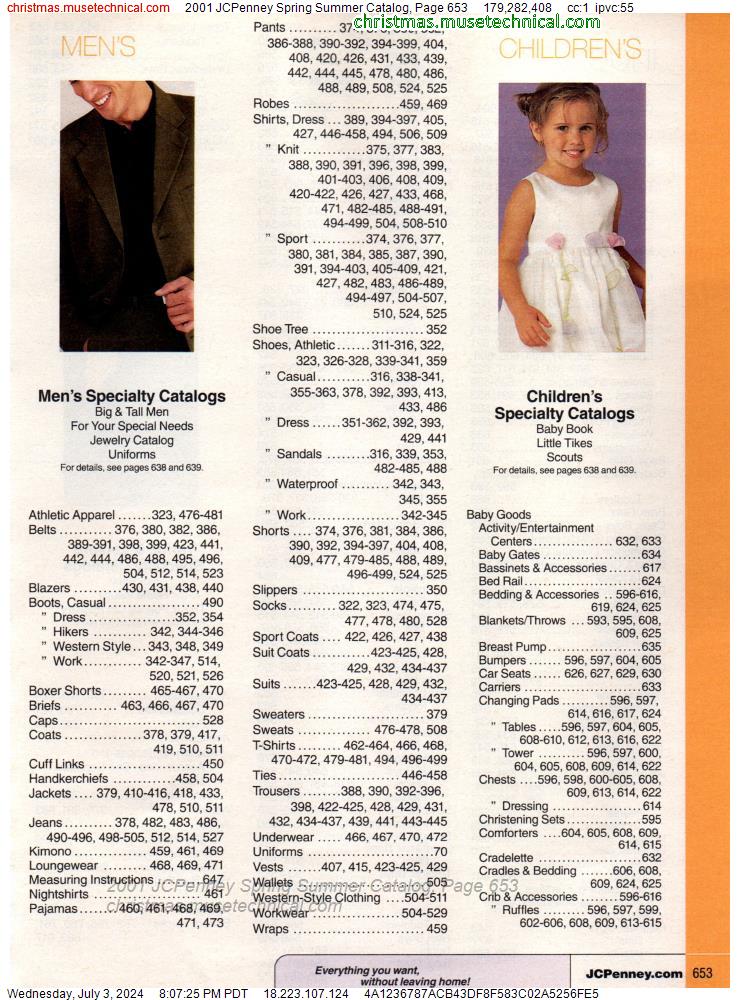 2001 JCPenney Spring Summer Catalog, Page 653
