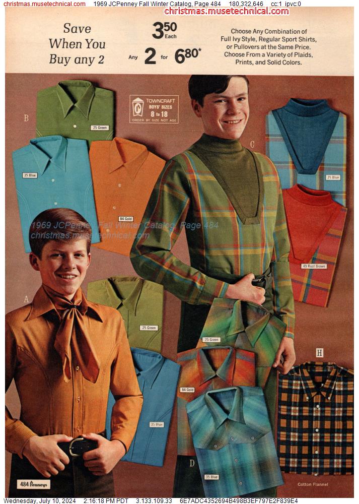 1969 JCPenney Fall Winter Catalog, Page 484