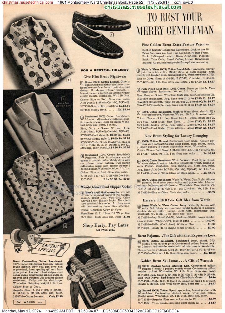 1961 Montgomery Ward Christmas Book, Page 52