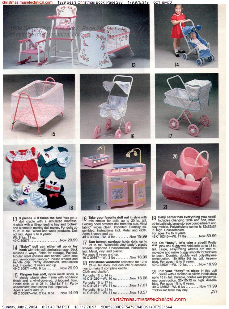 1989 Sears Christmas Book, Page 283