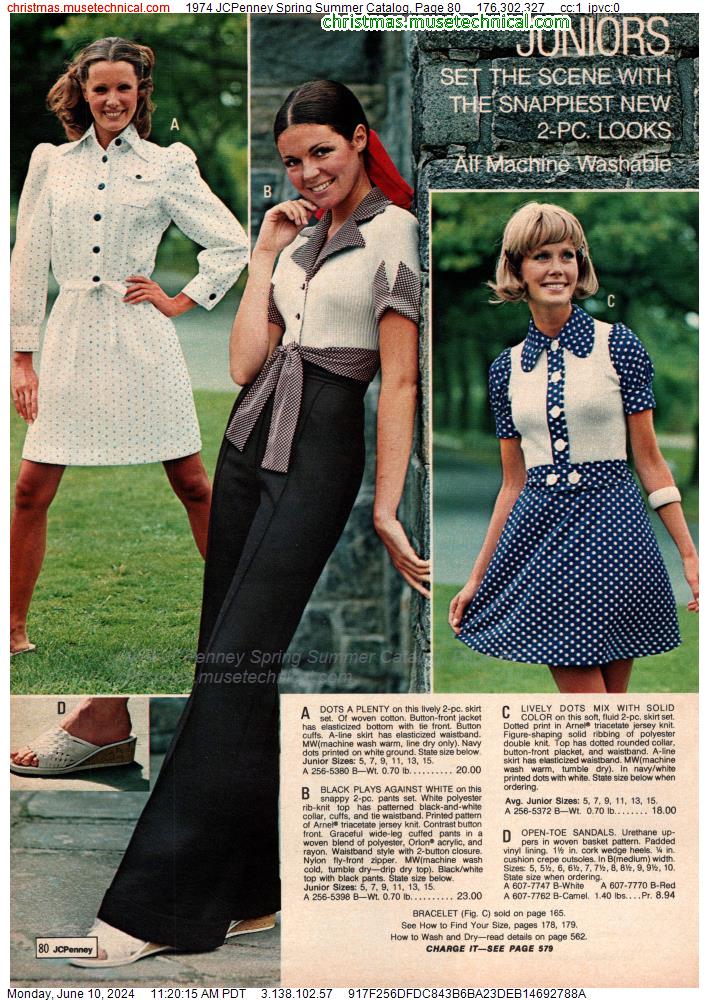 1974 JCPenney Spring Summer Catalog, Page 80